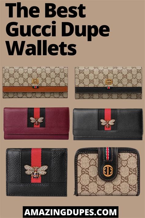 gucci keychain wallet dupe.